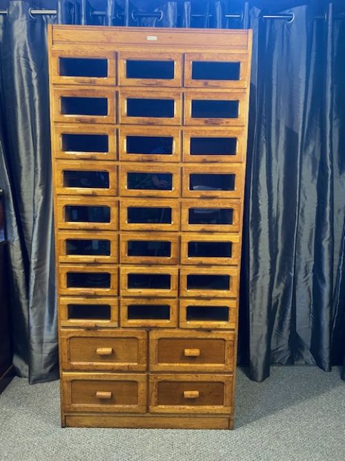 Haberdashery Oak Cabinet