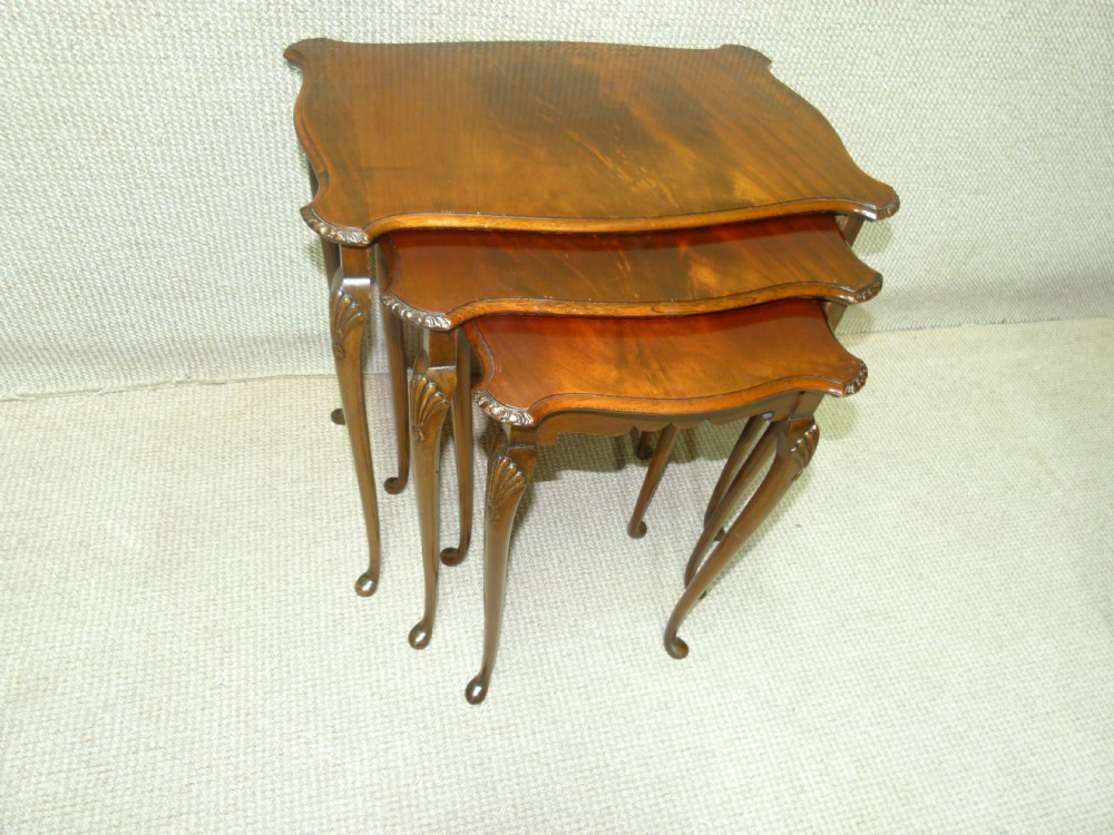 Mahogany Nest of Tables