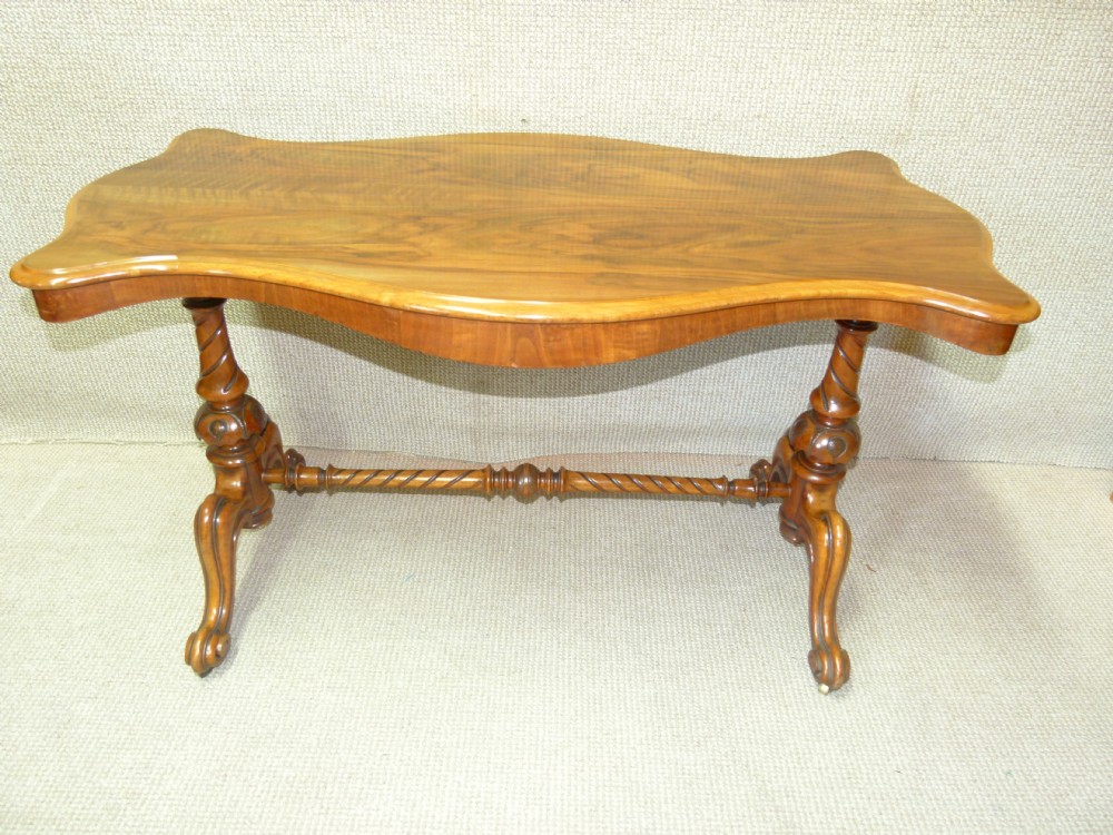 Walnut Stretcher Table