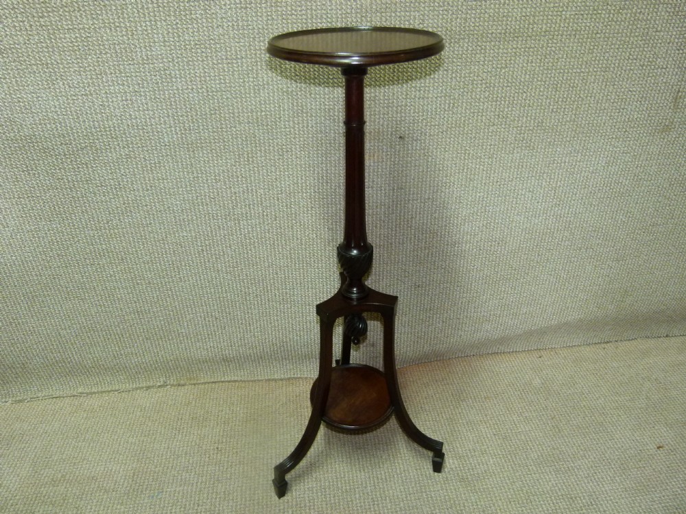 Mahogany Plant Stand