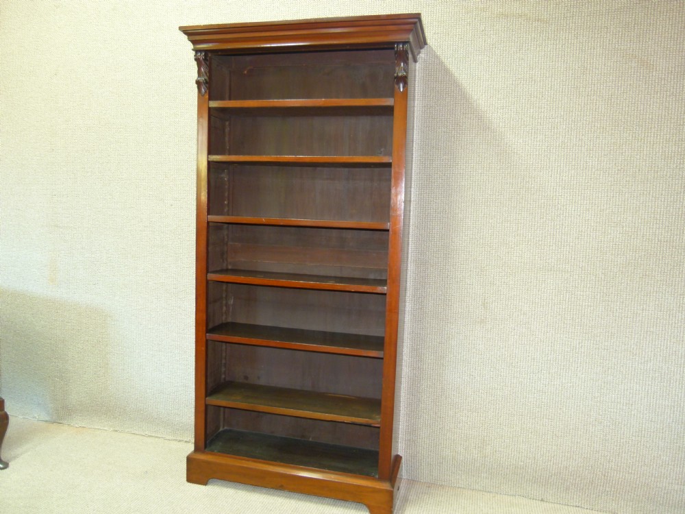Walnut Open Bookcase