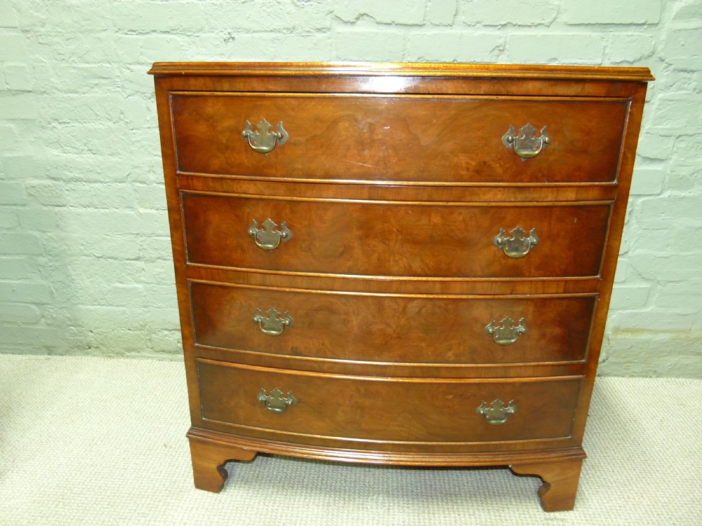 Burr Walnut Chest Of Drawers