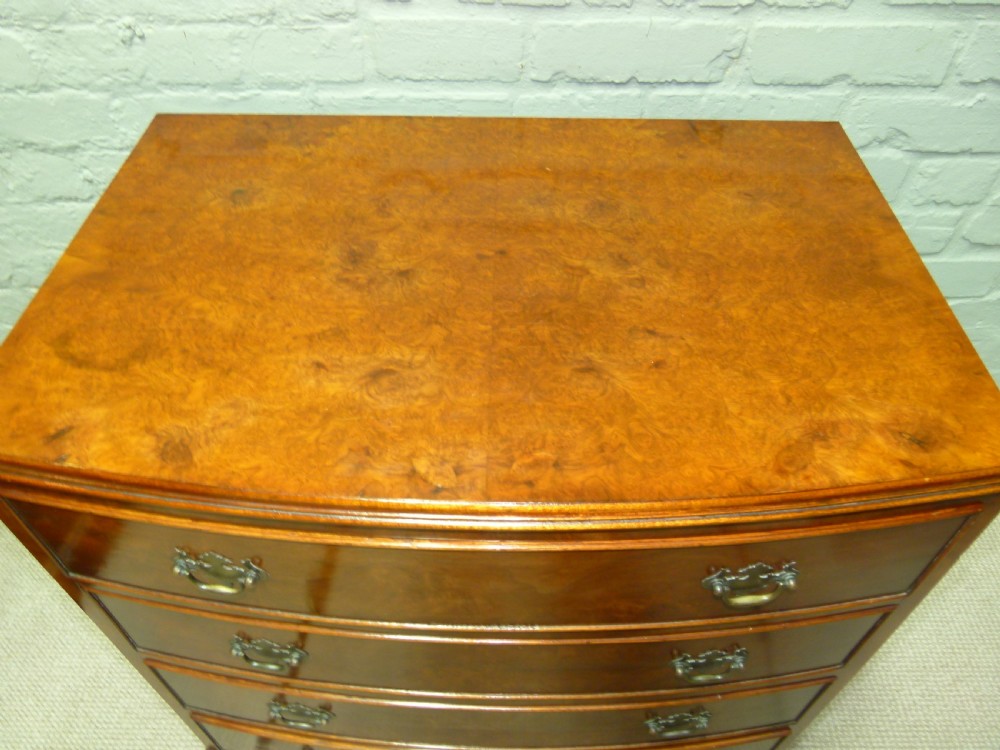 Burr Walnut Chest Of Drawers View II