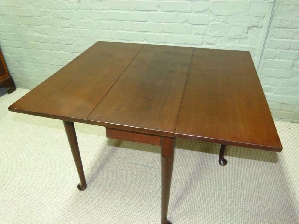 Mahogany Drop Leaf Table View II