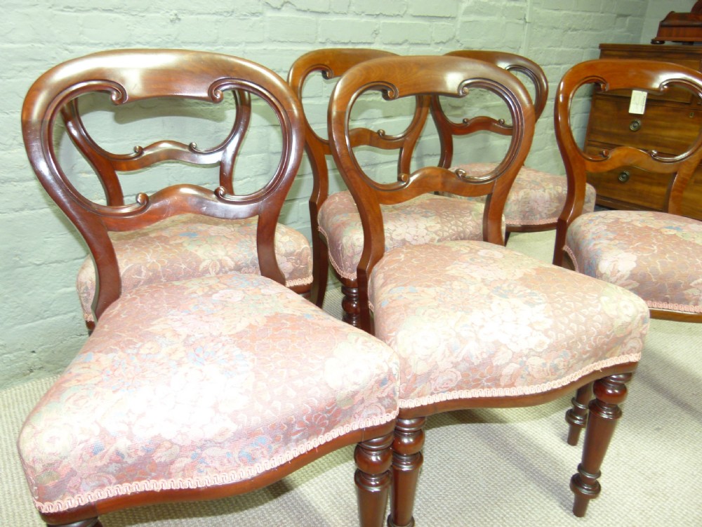 Set Of Six Mahogany Chairs View II