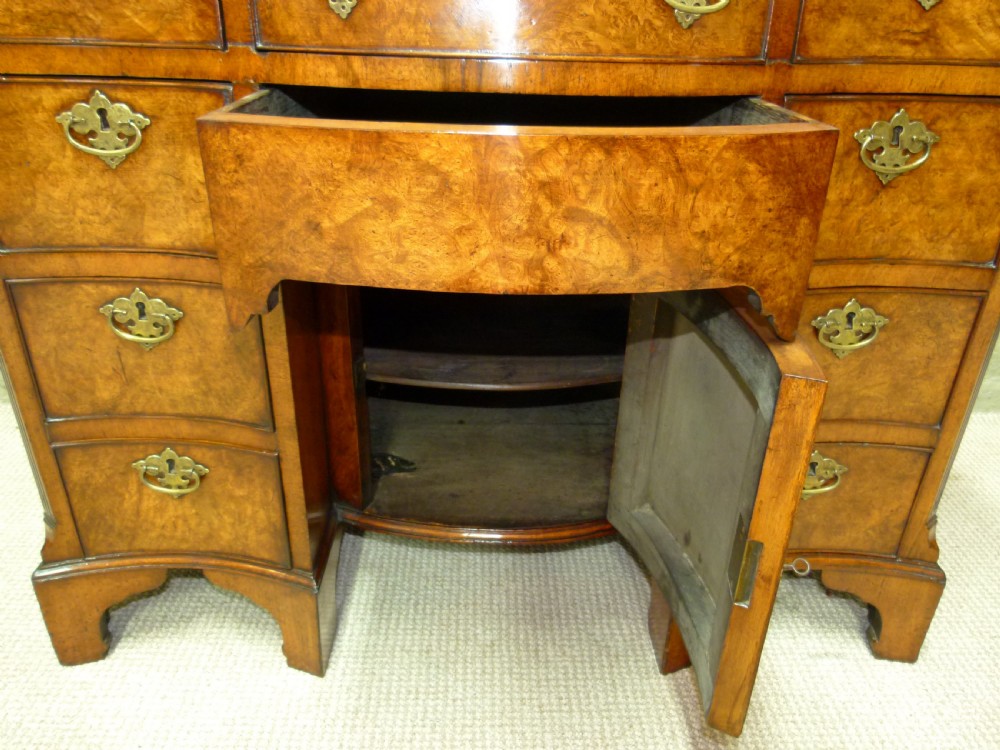 Burr Walnut Desk View II