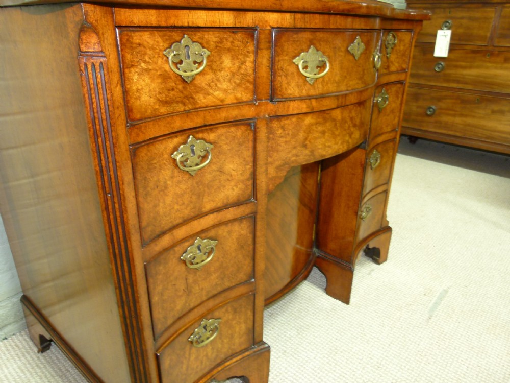 Burr Walnut Desk View III