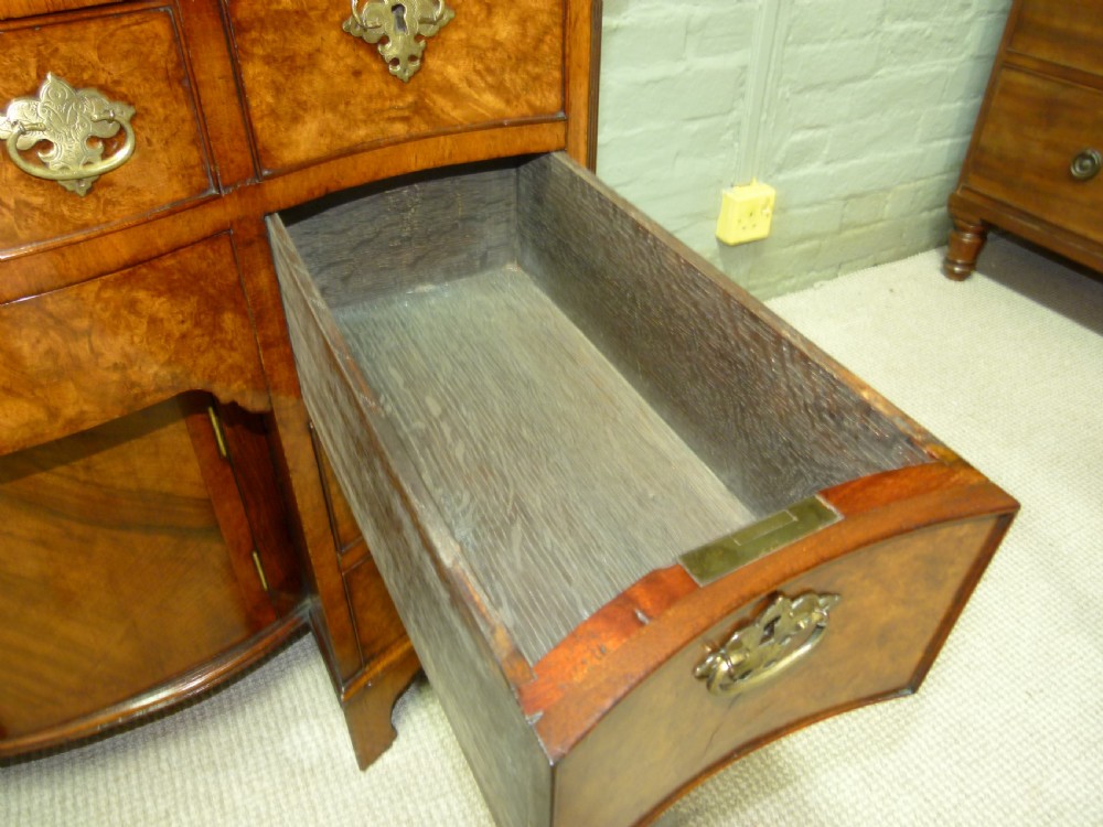 Burr Walnut Desk View IV