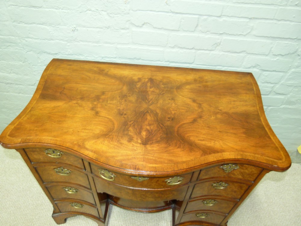 Burr Walnut Desk View V