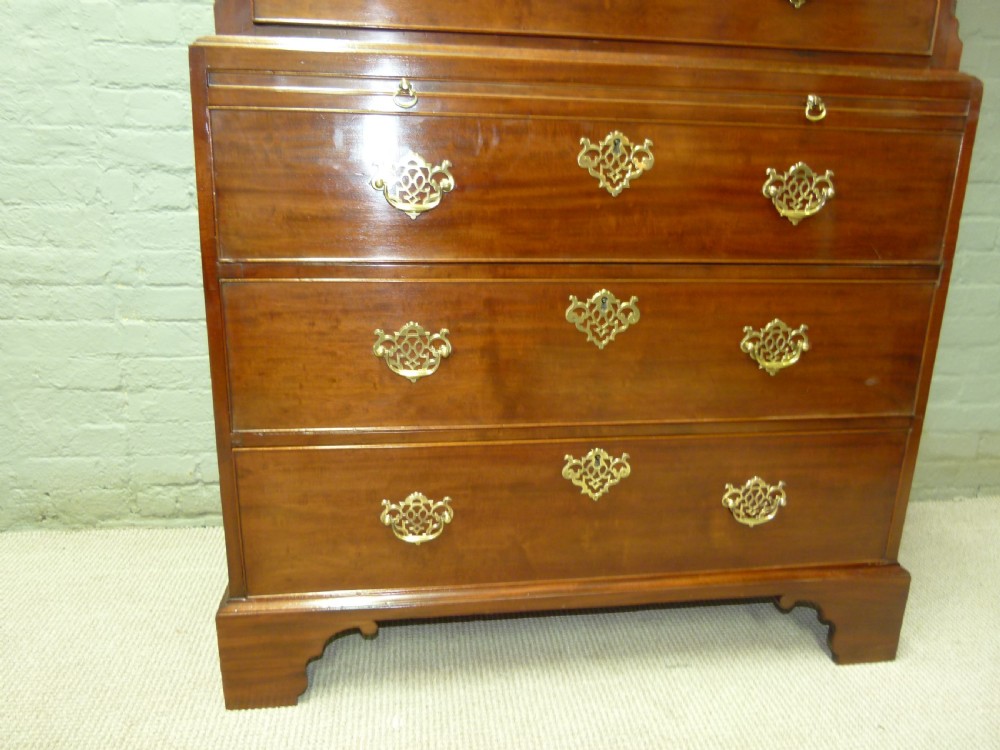 Mahogany Chest On Chest View II
