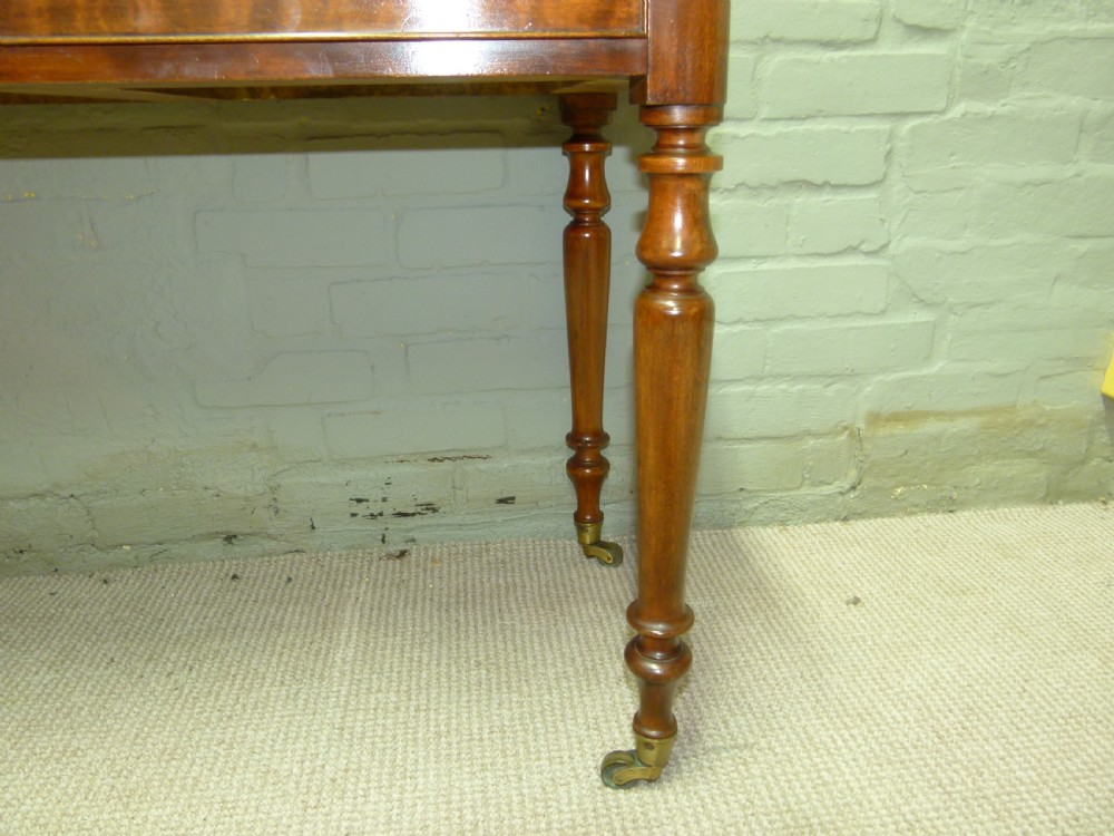 Mahogany Two Drawer Table View IV