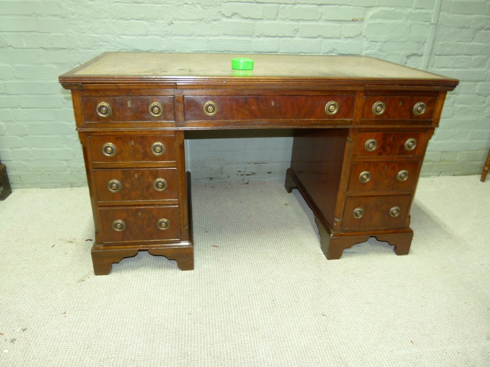 Mahogany Three Part Desk