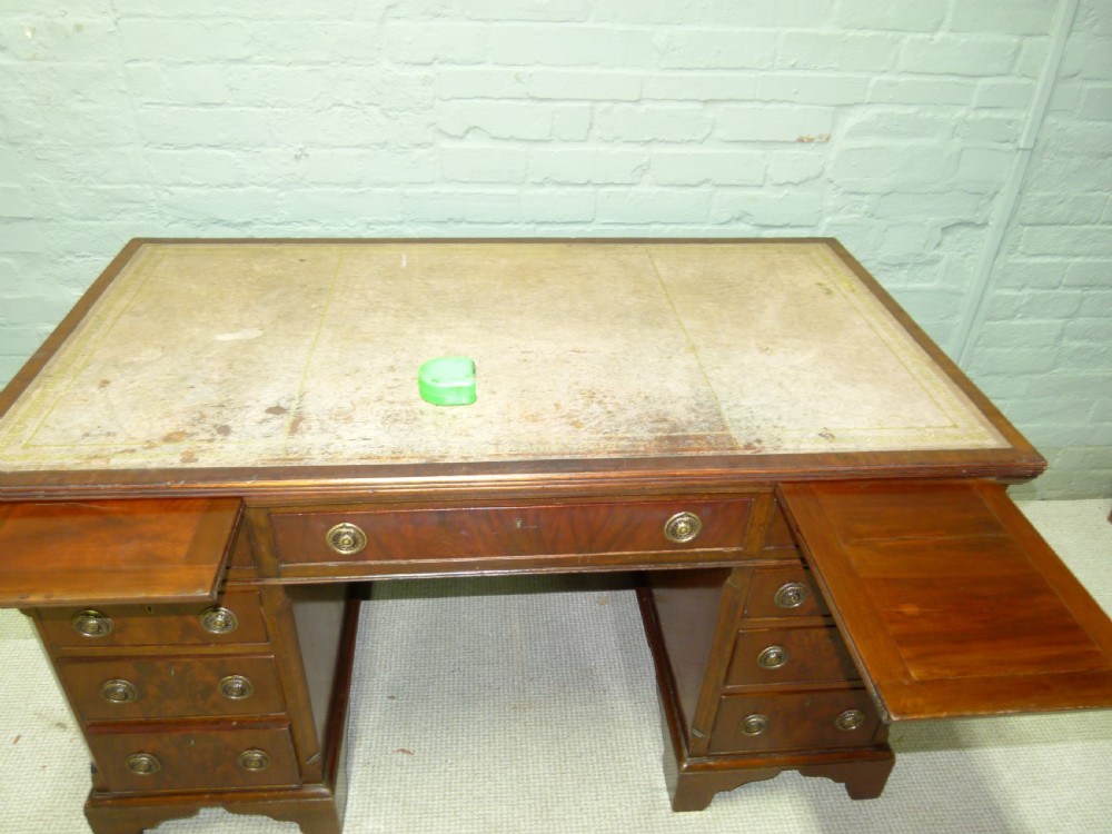 Mahogany Three Part Desk View II