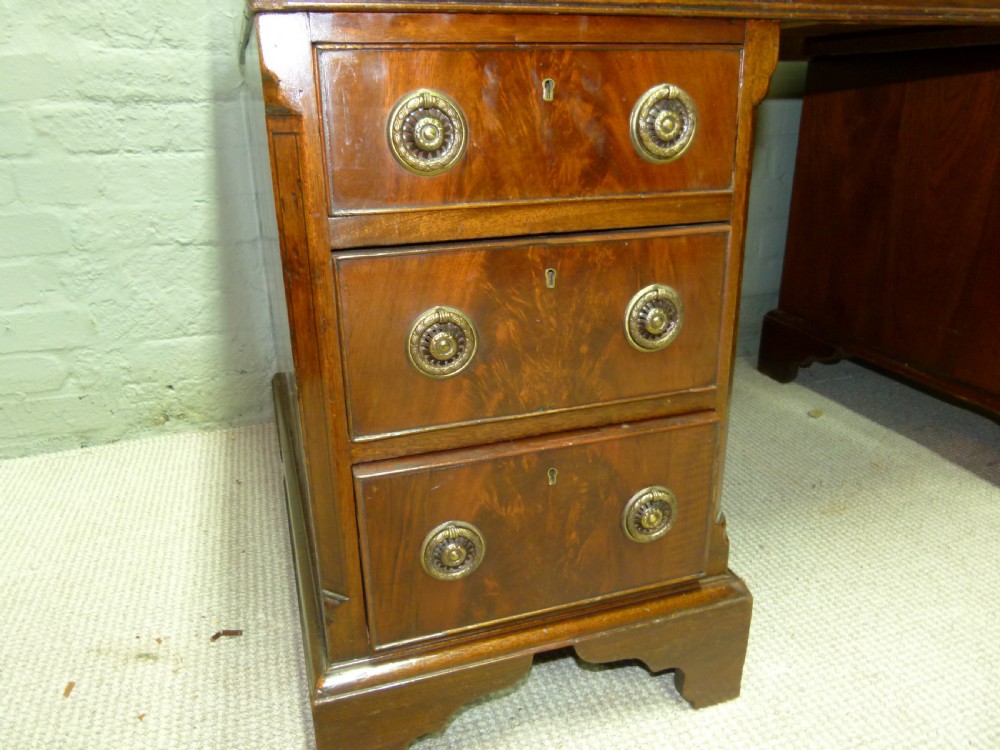 Mahogany Three Part Desk View VI