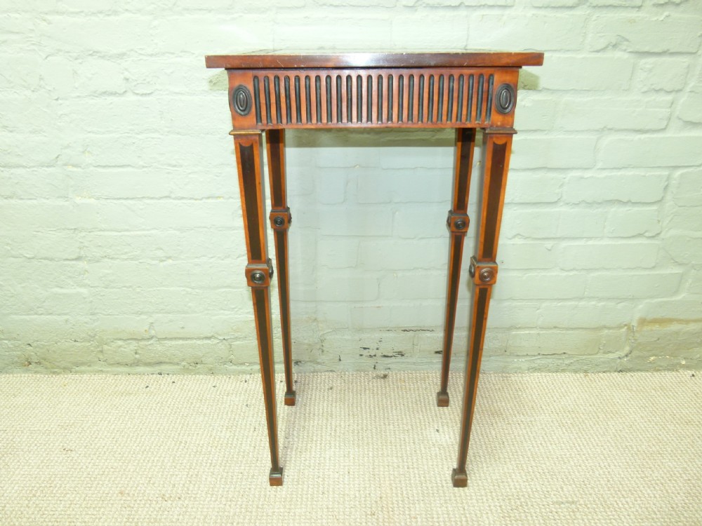 Mahogany and Satinwood Table