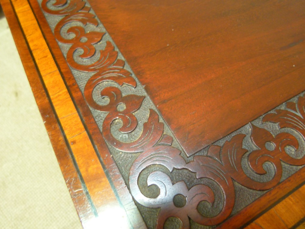 Mahogany and Satinwood Table View V