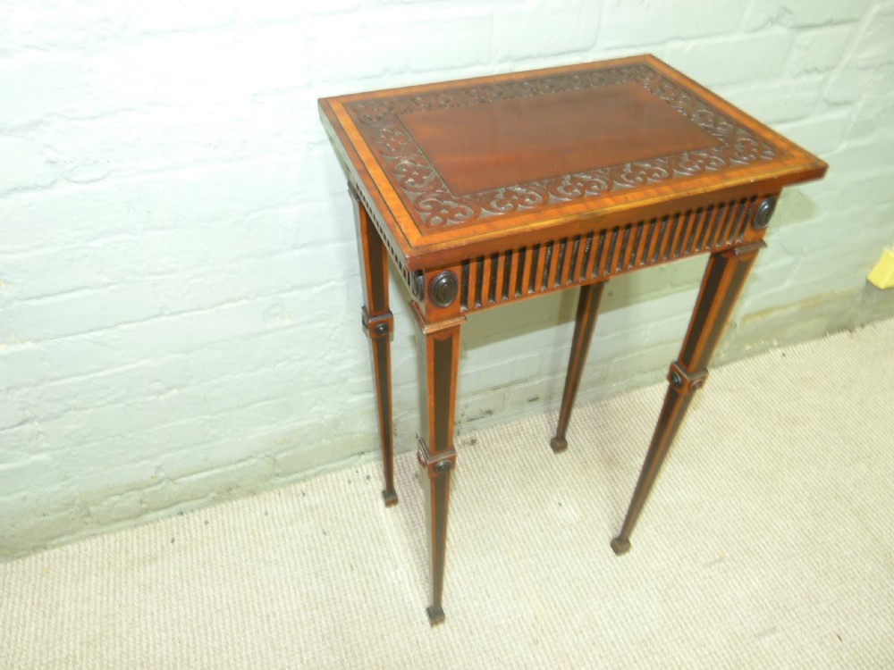 Mahogany and Satinwood Table View VI