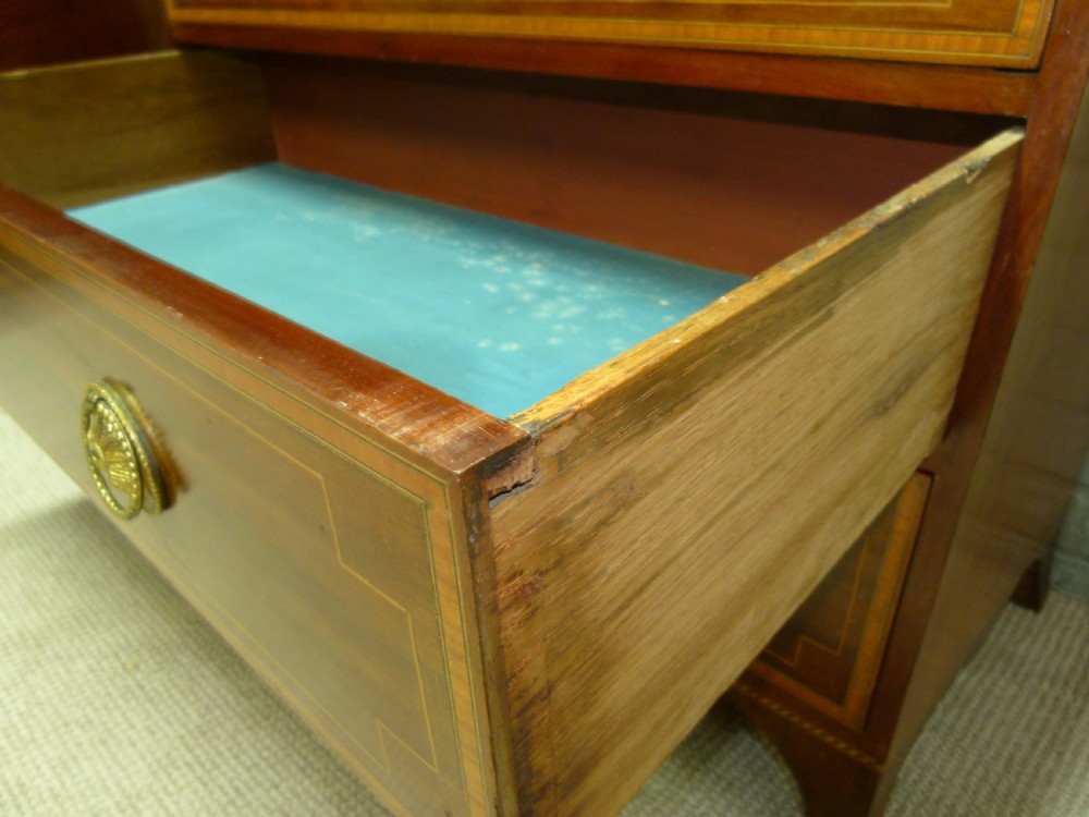 Mahogany Inlaid Chest Of Drawers View V