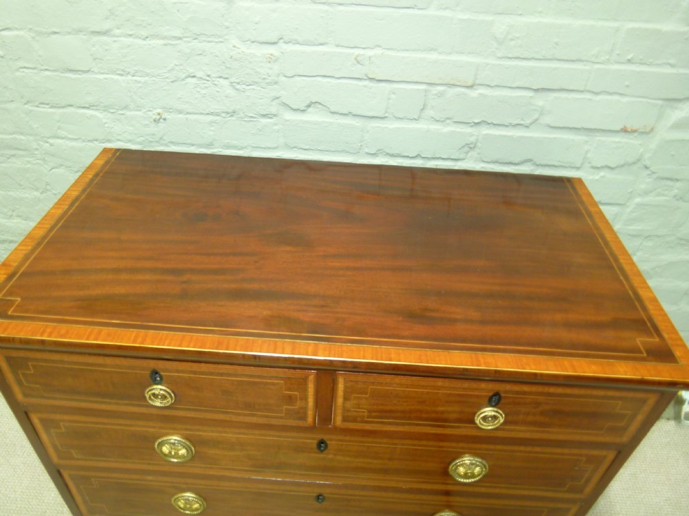Mahogany Inlaid Chest Of Drawers View VI