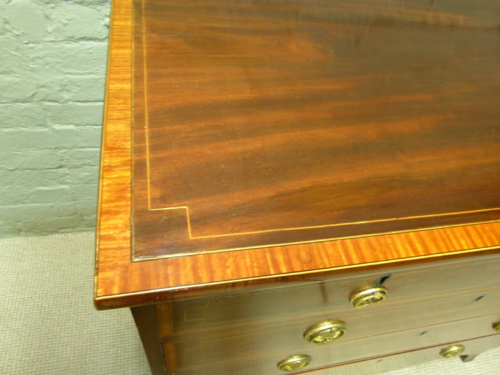 Mahogany Inlaid Chest Of Drawers View VII