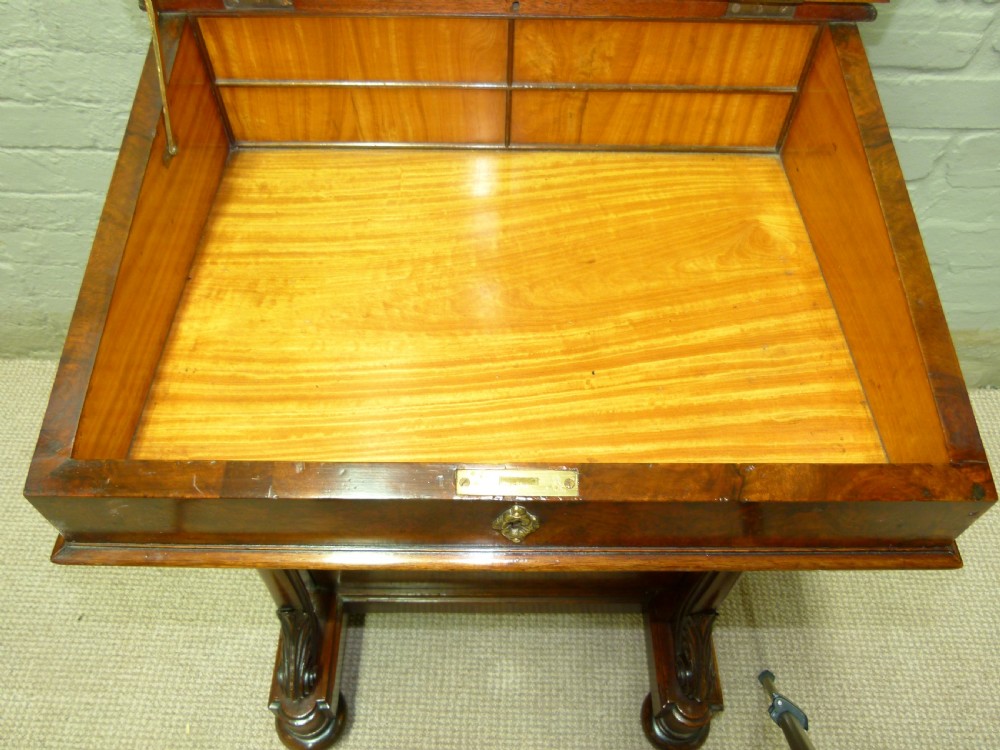 Burr Walnut Davenport View III