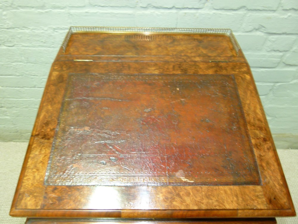Burr Walnut Davenport View IX