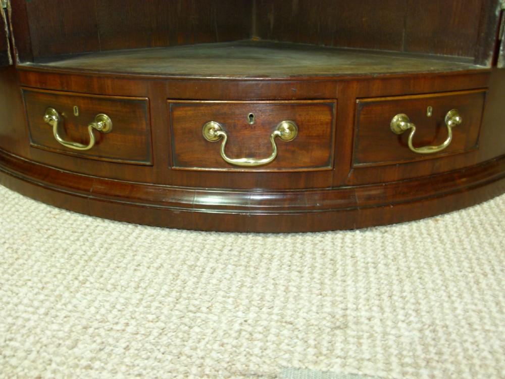 Mahogany Corner Cupboard View III