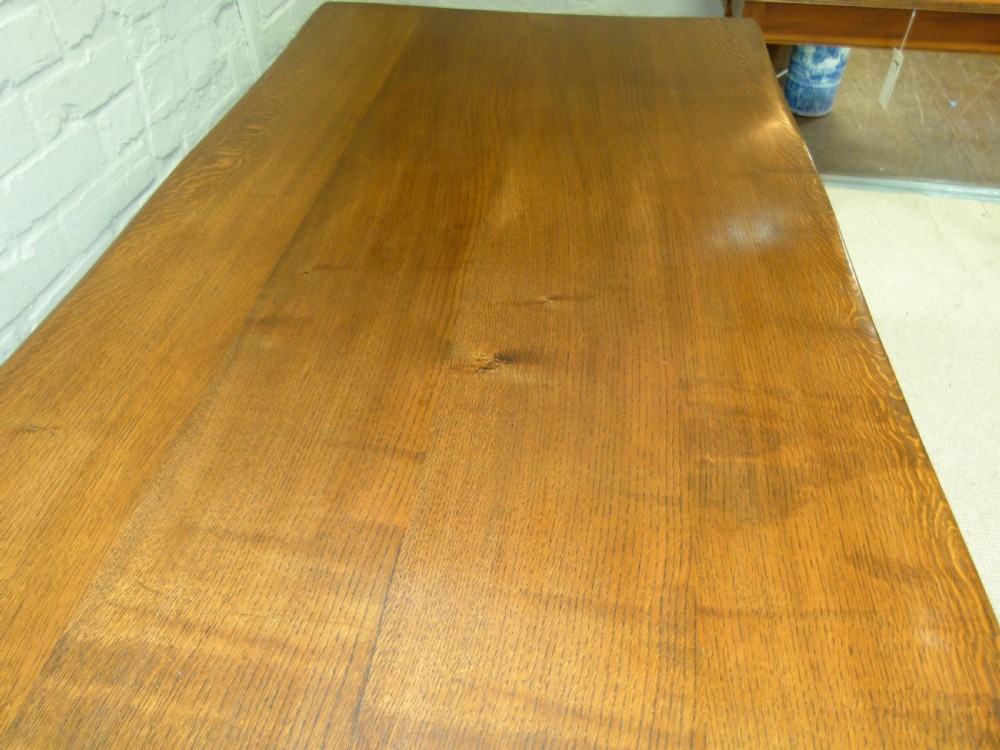 Oak Refectory Table View V