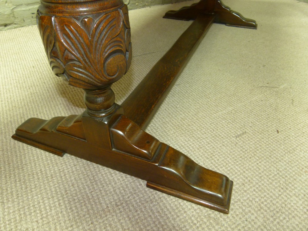 Oak Refectory Table View XI