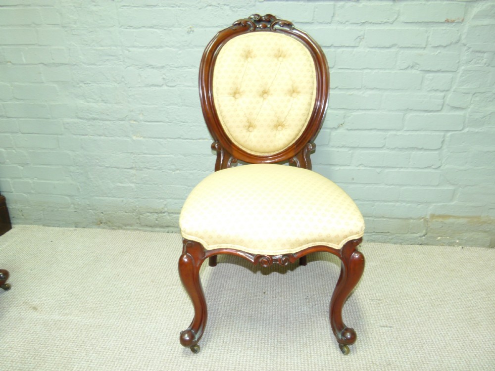 Set Of Six Mahogany Dining Chairs View II
