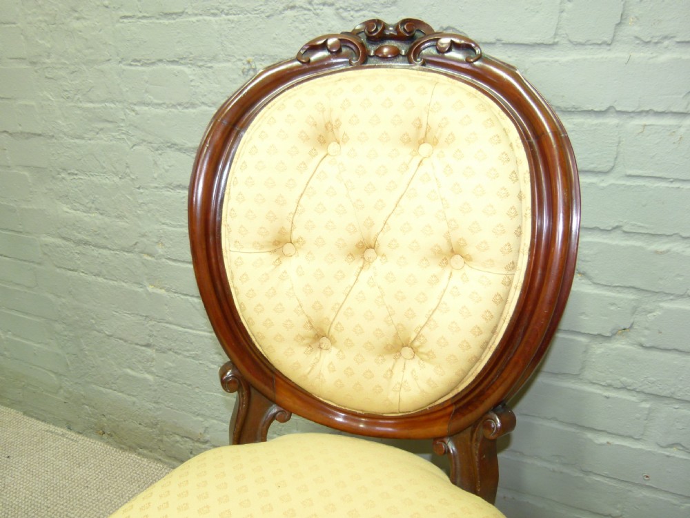 Set Of Six Mahogany Dining Chairs View III