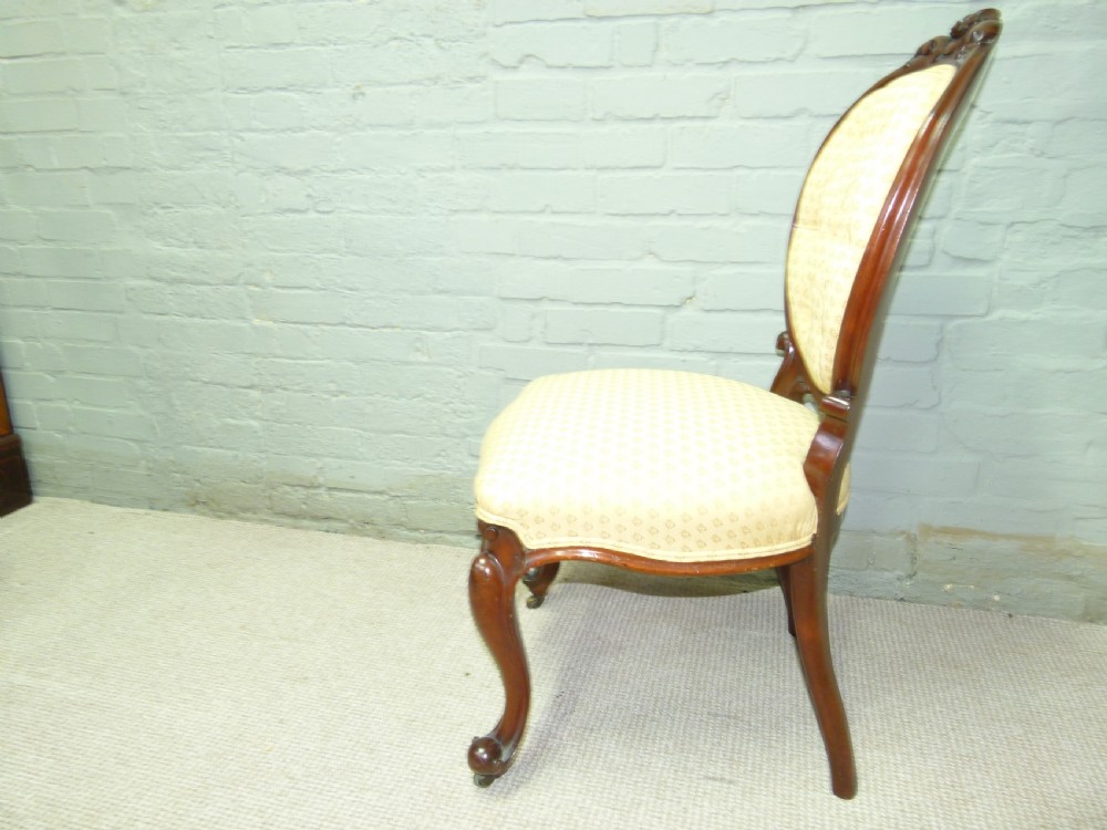 Set Of Six Mahogany Dining Chairs View XVI