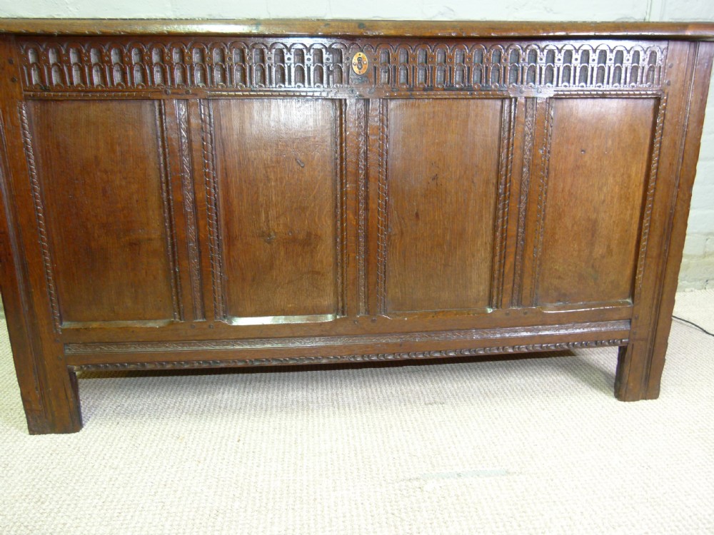 Oak Panel Coffer  View IV