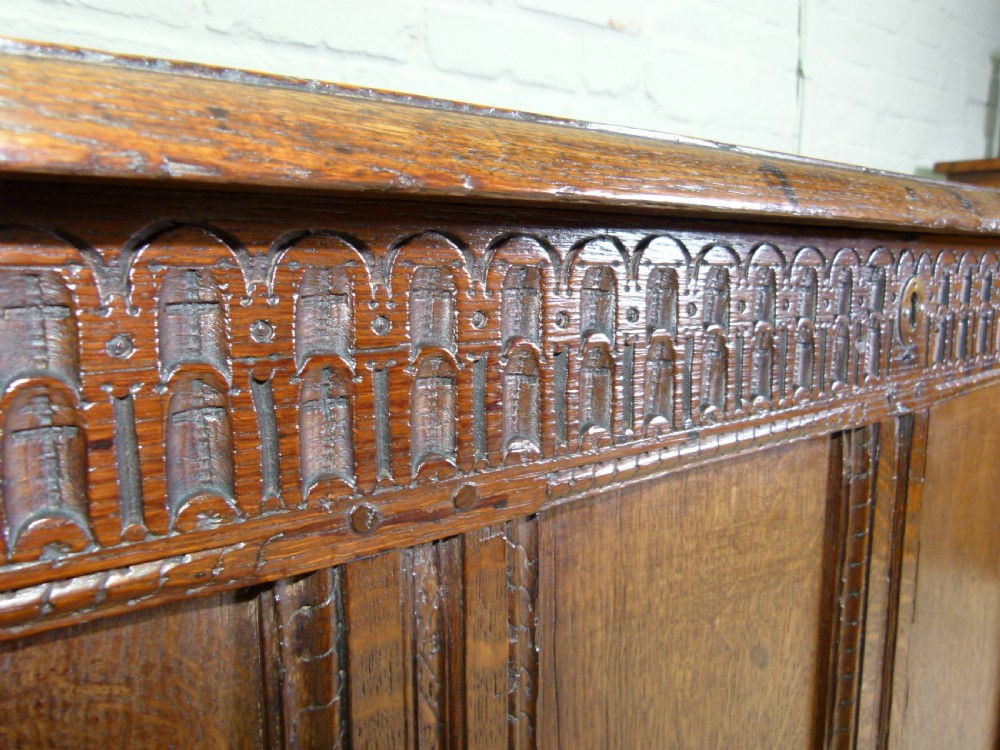 Oak Panel Coffer  View V