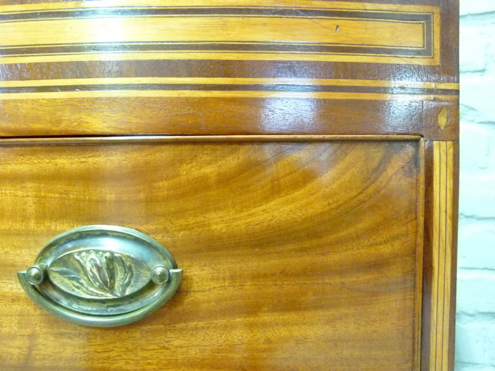 Mahogany Bow Front Chest Of Drawers View III