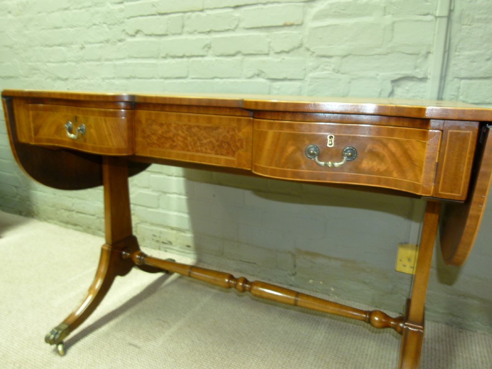 Mahogany Sofa Table View III