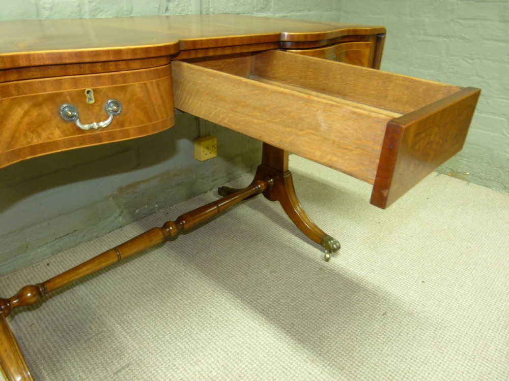 Mahogany Sofa Table View V