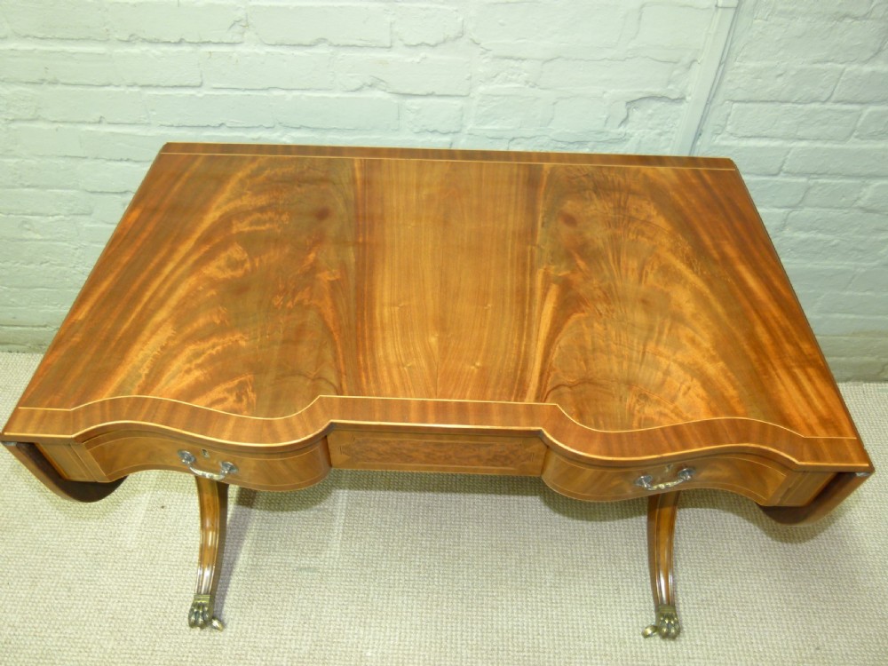 Mahogany Sofa Table View VII
