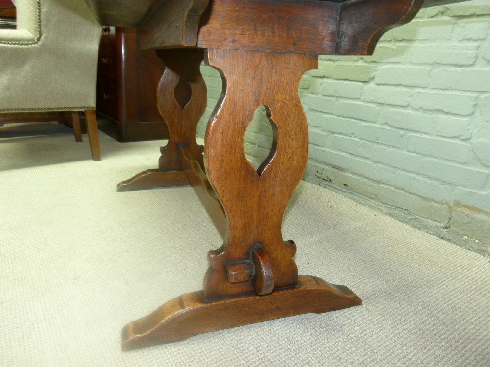 Oak Refectory Table View IV