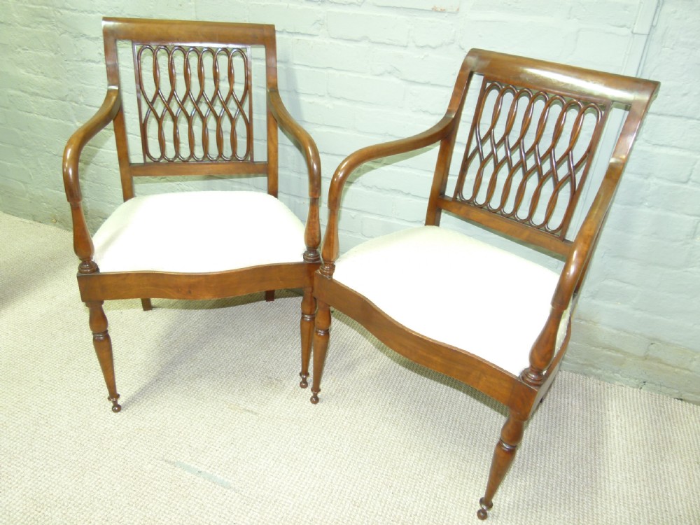 Pair of Mahongany Chairs