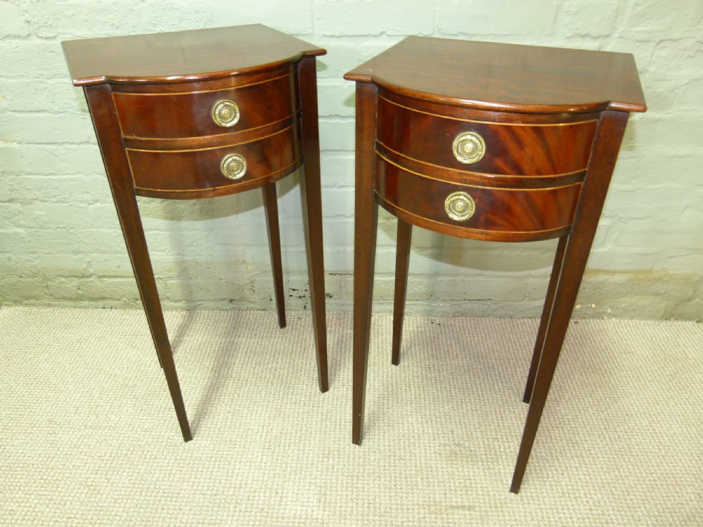 Mahogany Bedside Cabinets