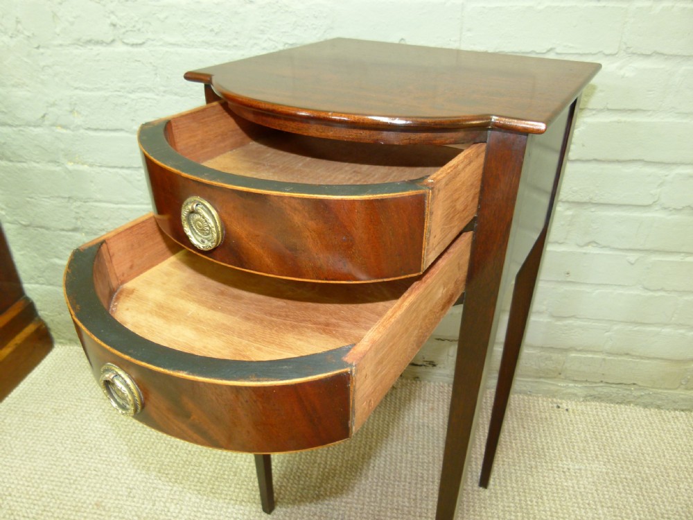 Mahogany Bedside Cabinets View II
