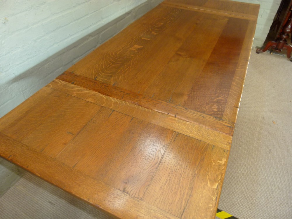 Oak Refectory Table View III
