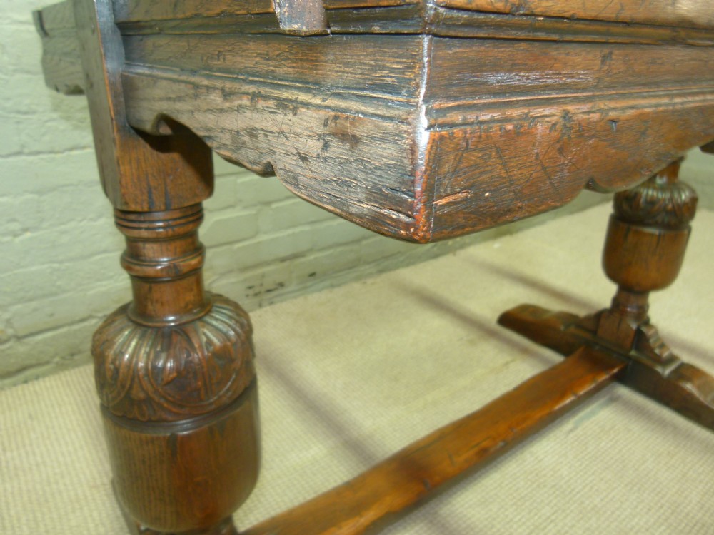 Oak Refectory Table View V
