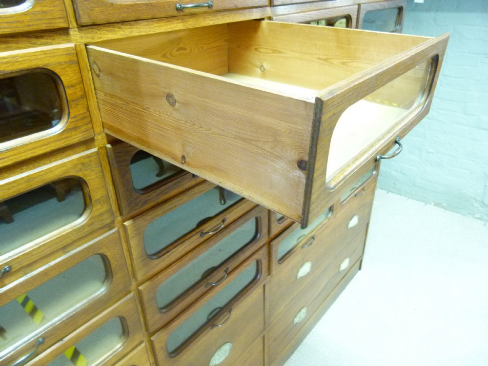 Oak Haberdashery Cabinet View III