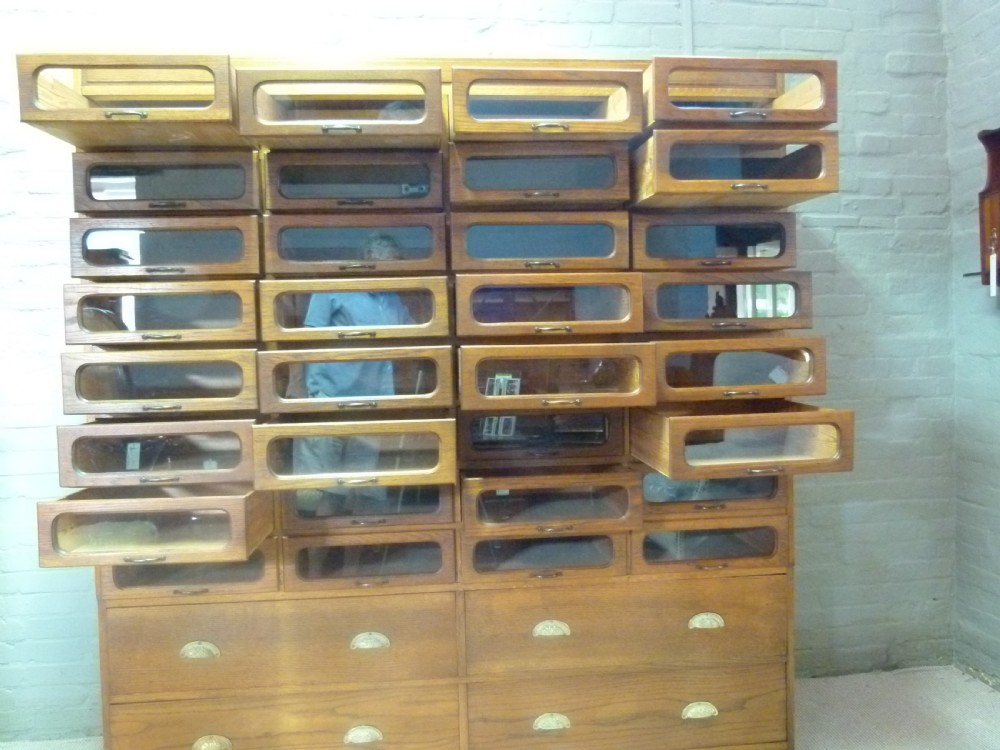 Oak Haberdashery Cabinet View V