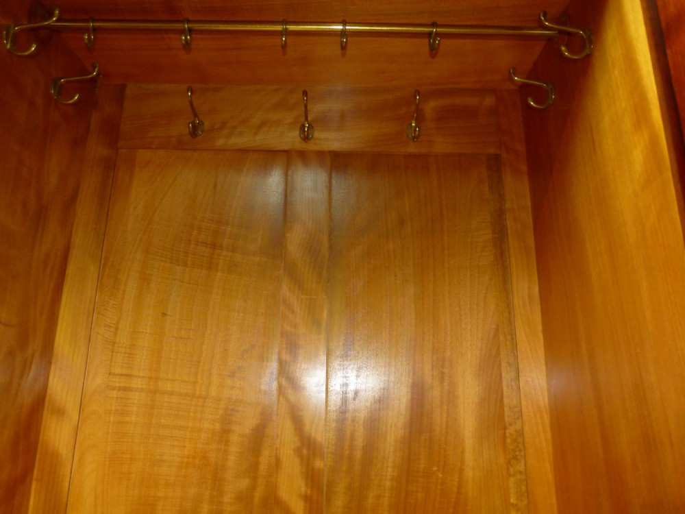 Mahogany Three Door Wardrobe View VI
