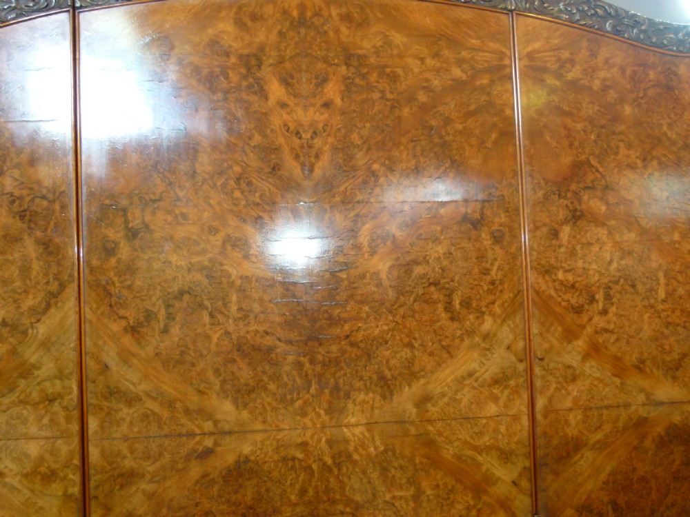 Burr Walnut Double  Wardrobe View IV