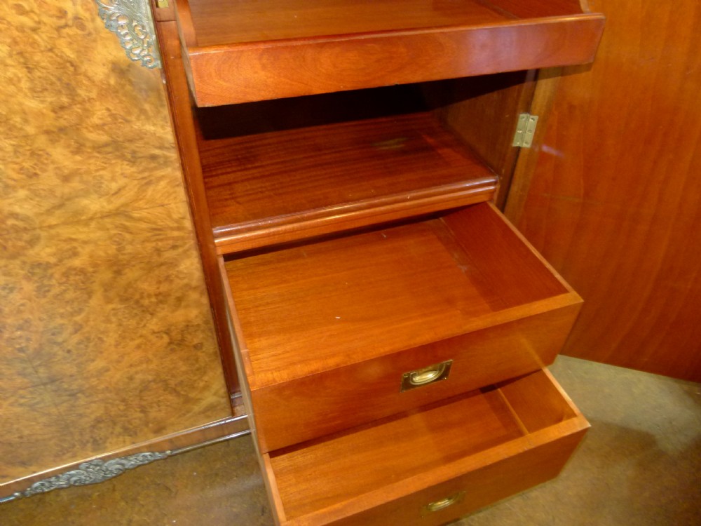 Burr Walnut Double  Wardrobe View VI
