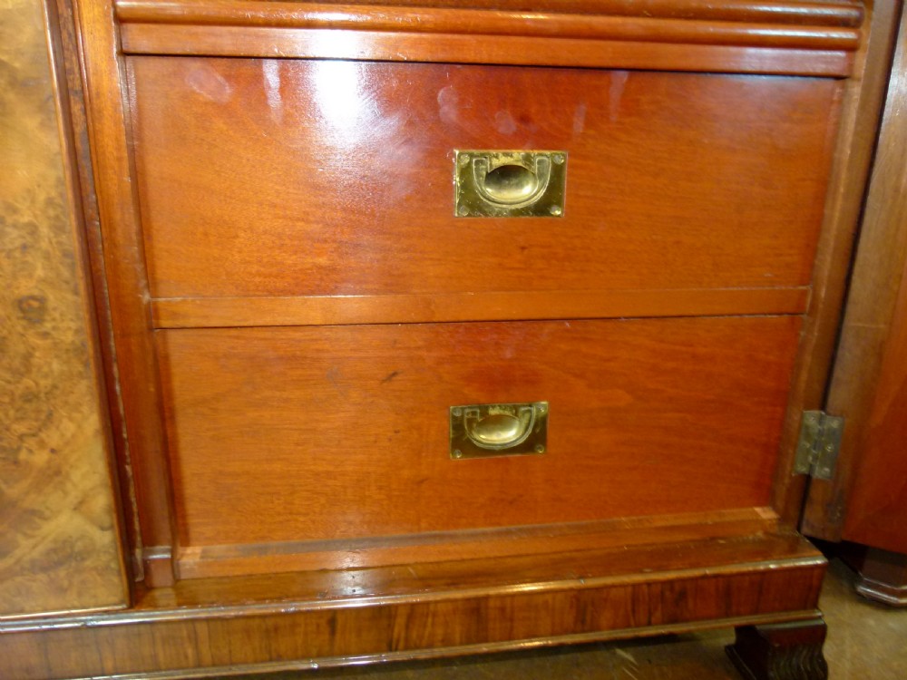 Burr Walnut Double  Wardrobe View VII